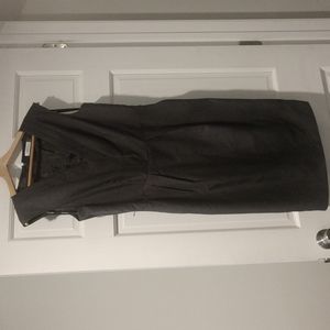 A gray business Calvin Klein dress